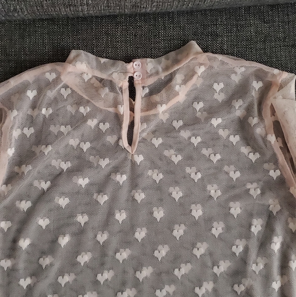 SOLD ON IG Sheer Heart Long Sleeve - Picture 5 of 5